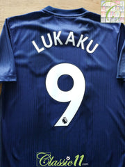2018/19 Man Utd 3rd Premier League Football Shirt Lukaku #9 (S)
