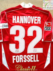 2008/09 Hannover 96 Home Bundesliga Football Shirt Forssell #32 (M)