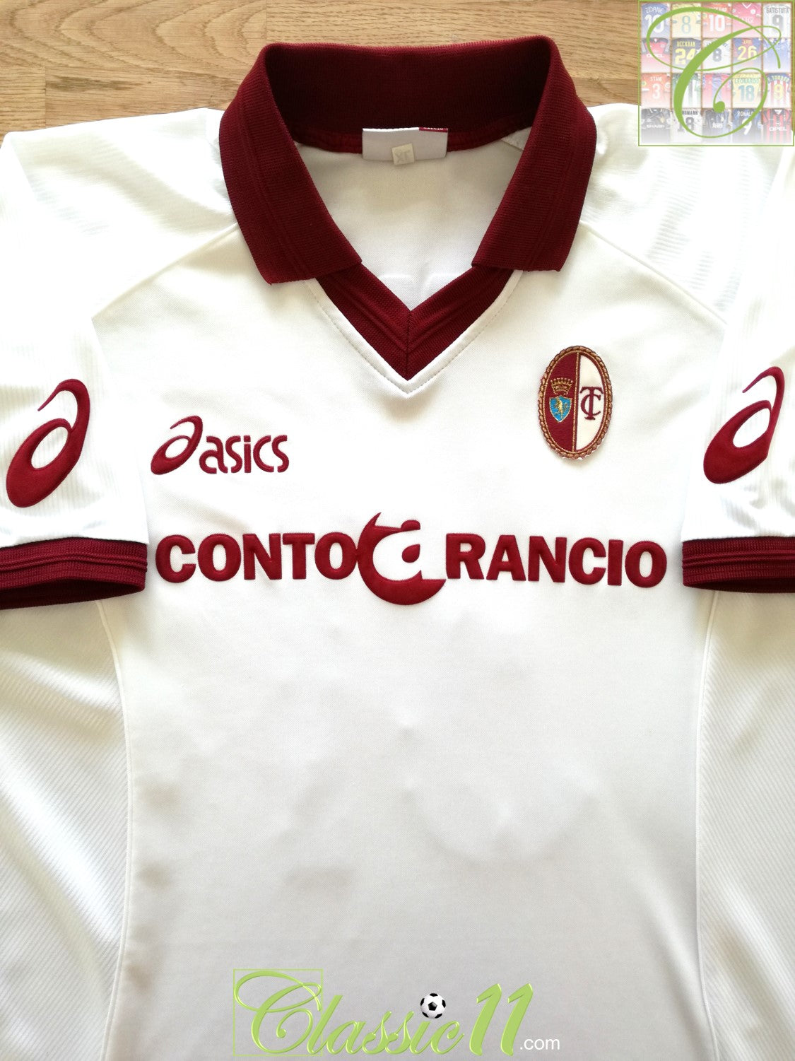 2001/02 Torino Away Football Shirt Castellini #31 (XL)