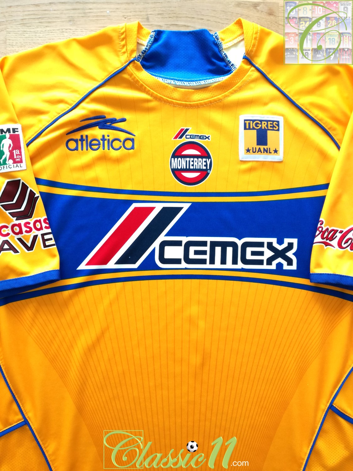 2005/06 Tigres Home Liga MX Football Shirt (L)