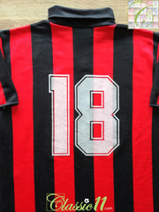 1987/88 AC Milan Home Football Shirt #18 (S)