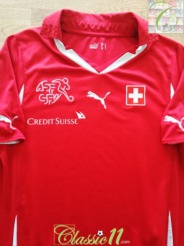 2010/11 Switzerland Home Football Shirt