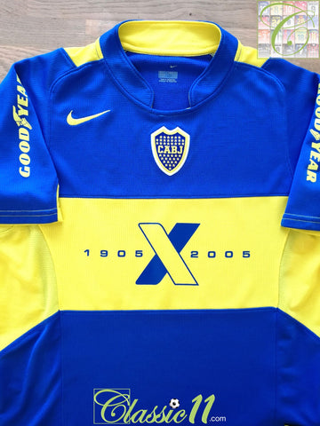 2005 Boca Juniors Home Centenary Football Shirt (S)