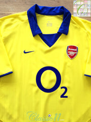 2003/04 Arsenal Away Football Shirt
