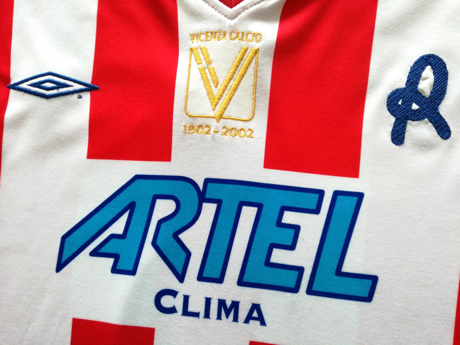 2002/03 Vicenza Home Football Shirt. Santa Giuliana #5 (L)