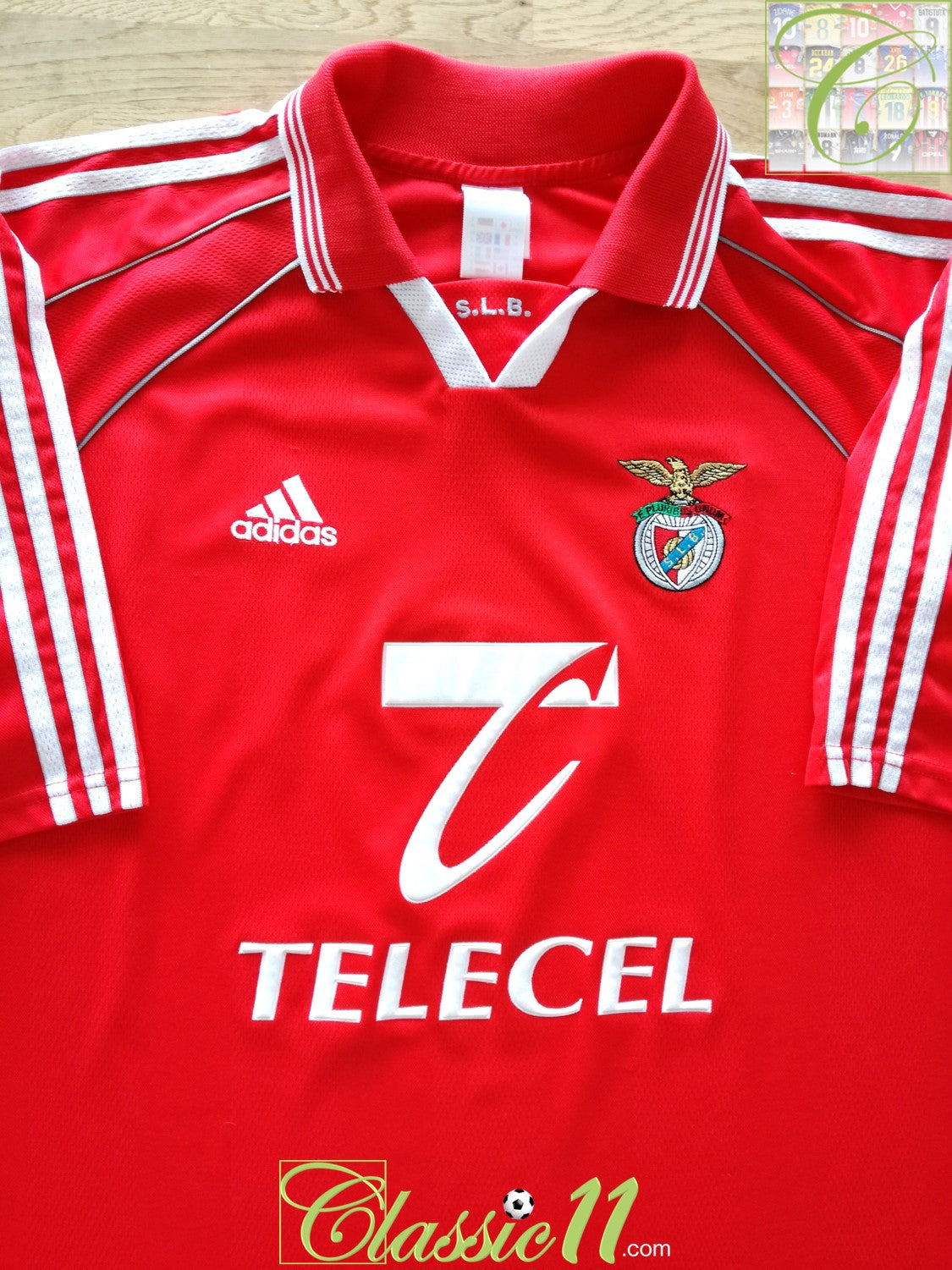 1999/00 Benfica Home Football Shirt