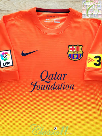 2012/13 Barcelona Away La Liga Football Shirt