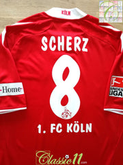 2008/09 1. FC Koln Home Bundesliga Football Shirt Scherz #8 (L)