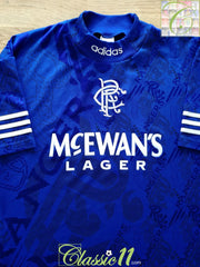 1994/95 Rangers Home Football Shirt