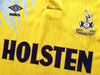 1992/93 Tottenham Away Premier League Football Shirt Sheringham #10 (L)