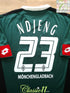 2007/08 Borussia M'gladbach Away Football Shirt Ndjeng #23