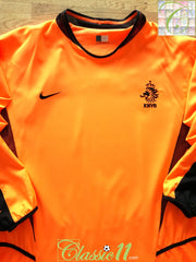 2002/03 Netherlands Home Player Issue Football Shirt. (XXL)