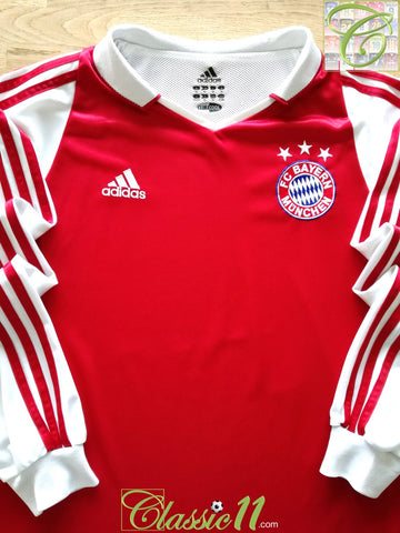 2003/04 Bayern Munich Home Player Issue Football Shirt. (XL)
