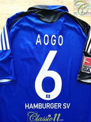 2008/10 Hamburg Away Bundesliga Player Issue Football Shirt Aogo #6 (L)