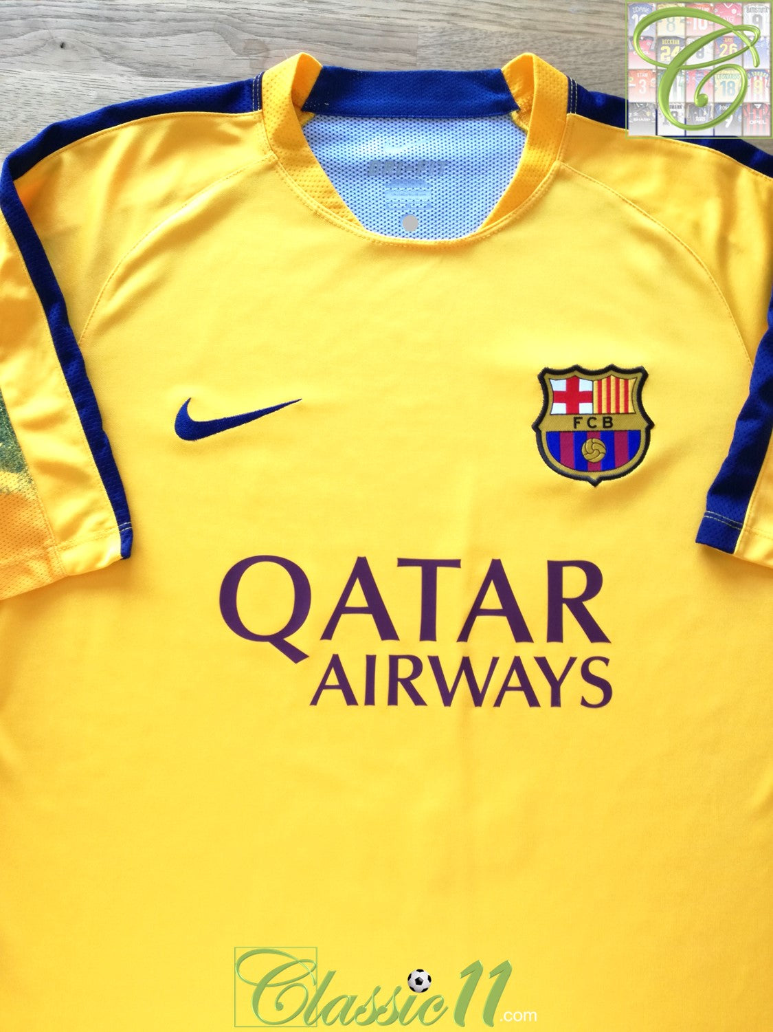 2015/16 Barcelona Warm-Up Football Shirt