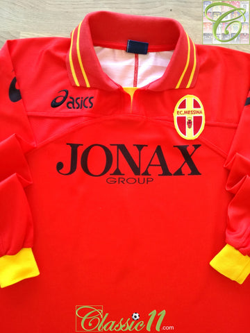 2001/02 Messina Away Long Sleeve Football Shirt