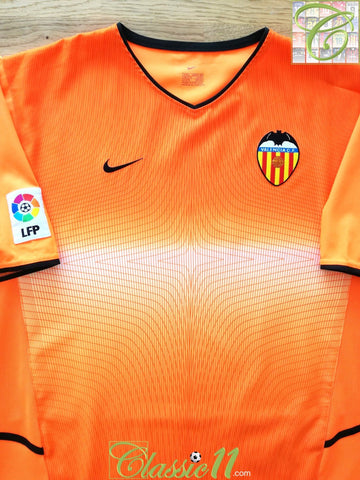 2002/03 Valencia Away La Liga Football Shirt (L)