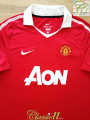 2010/11 Man Utd Home Football Shirt