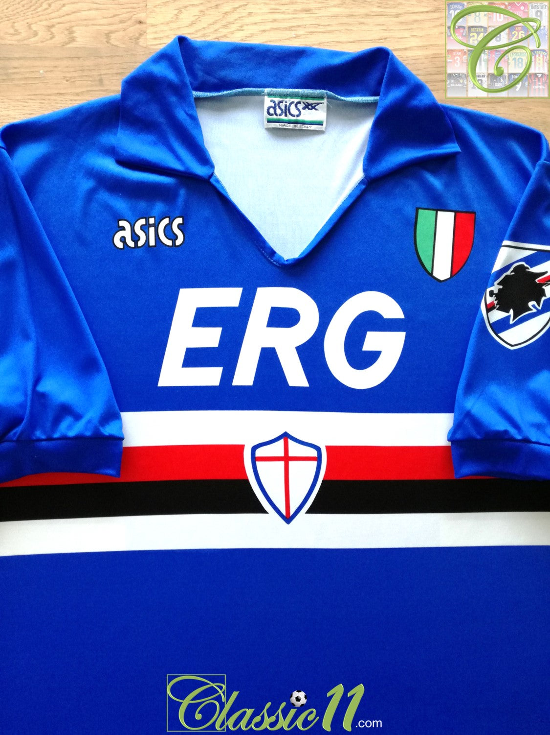 1991/92 Sampdoria Home Football Shirt (XL)