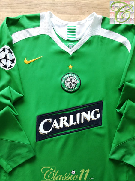 Celtic Home football shirt 2005 - 2007. Sponsored by Carling
