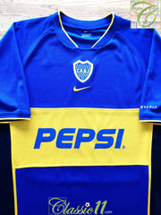 2002 Boca Juniors Home Football Shirt (L)