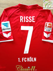 2016/17 1. FC Koln Away Bundesliga Football Shirt Risse #7 (XL)