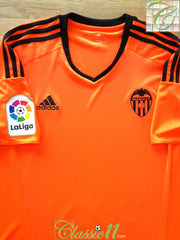 2016/17 Valencia 3rd La Liga Football Shirt