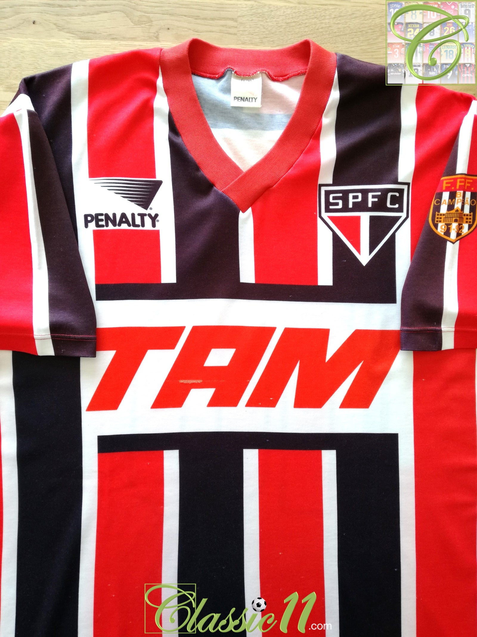 1994 Sao Paulo Away Football Shirt (Juninho) #10 (L)