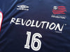 2000/01 New England Revolution Home Football Shirt Wynalda #16 (M)
