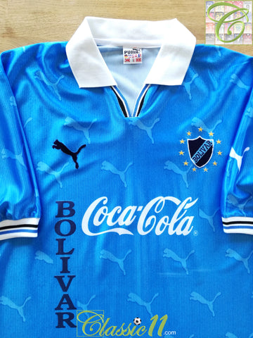 2002/03 Club Bolivar Home 'Cup' Football Shirt (L)