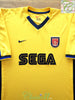 1999/00 Arsenal Away Premier League Football Shirt Kanu #25 (B)