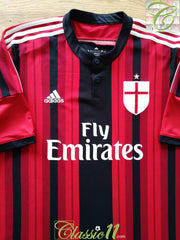 2014/15 AC Milan Home Football Shirt