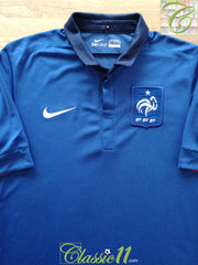 2011/12 France Home Football Shirt (M)