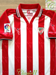 2001/02 Athletic Bilbao Home La Liga Football Shirt (M)