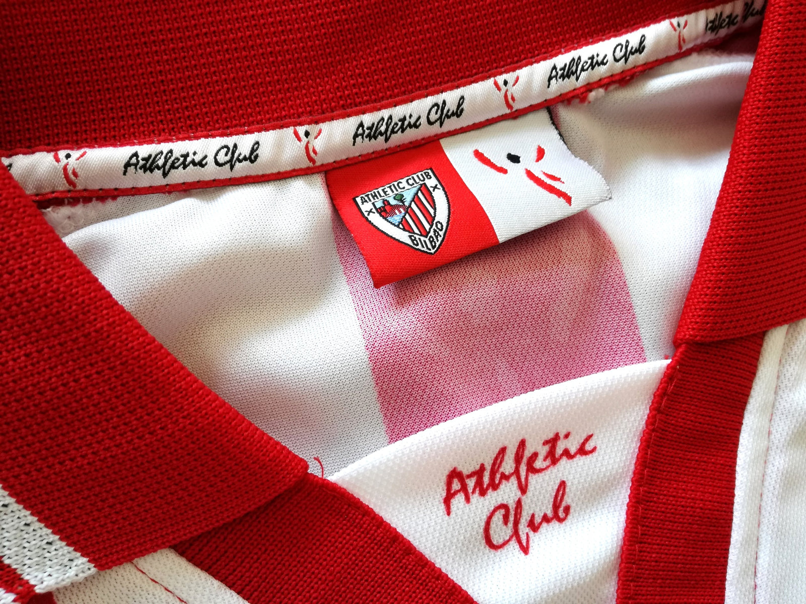 2001/02 Athletic Bilbao Home La Liga Football Shirt (M)