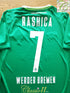 2019/20 Werder Bremen Home Football Shirt Rashica #7 (S)