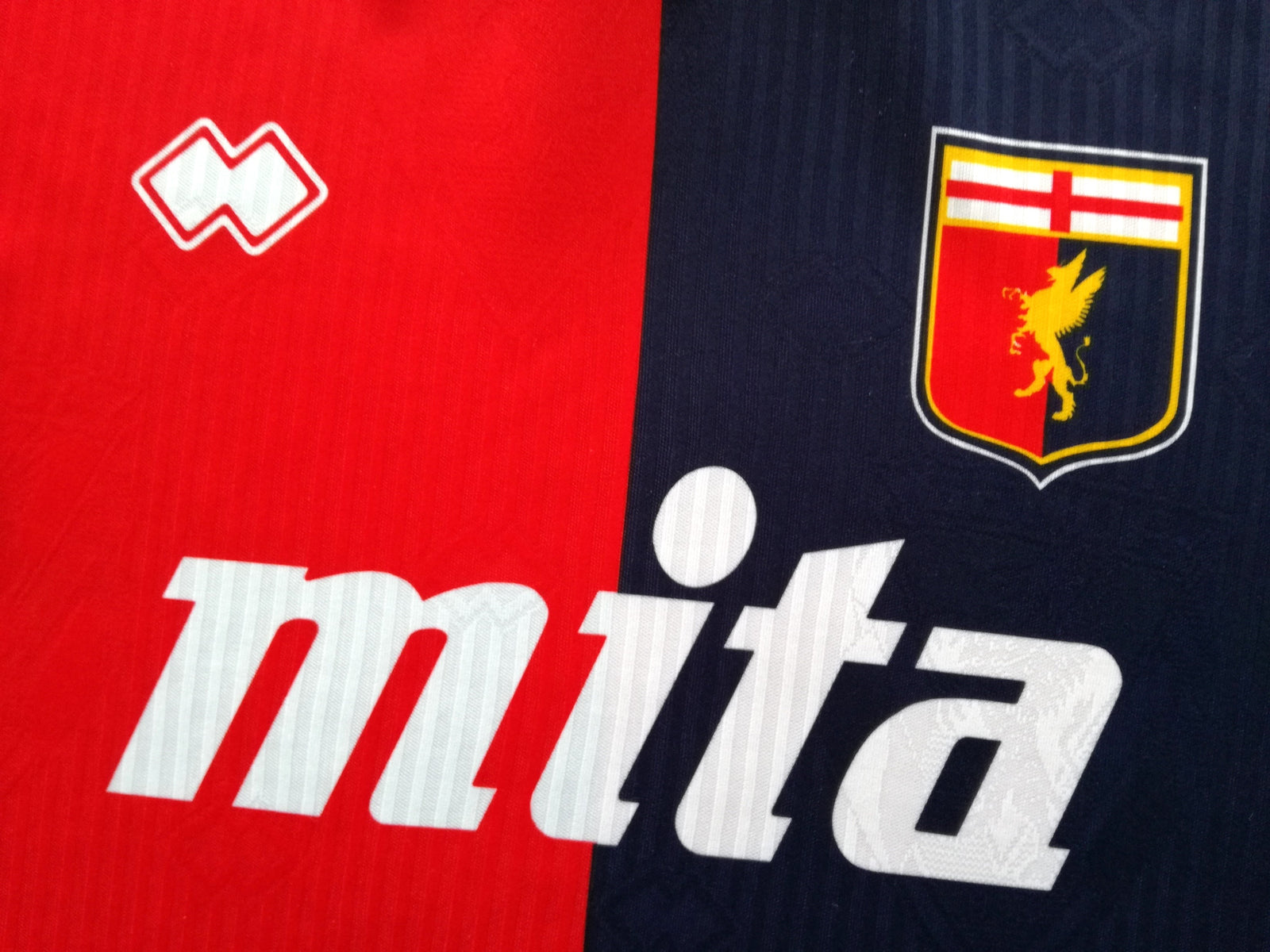 1990/91 Genoa Home Football Shirt (M)