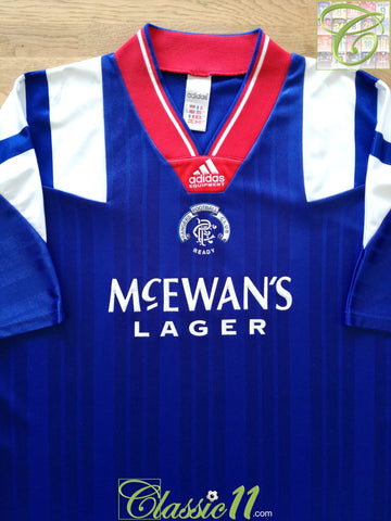 1992/93 Rangers Home Football Shirt