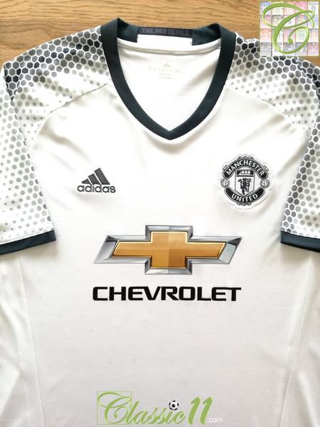 Mkhitaryan Manchester United Jersey 2017 Away SMALL Shirt Adidas