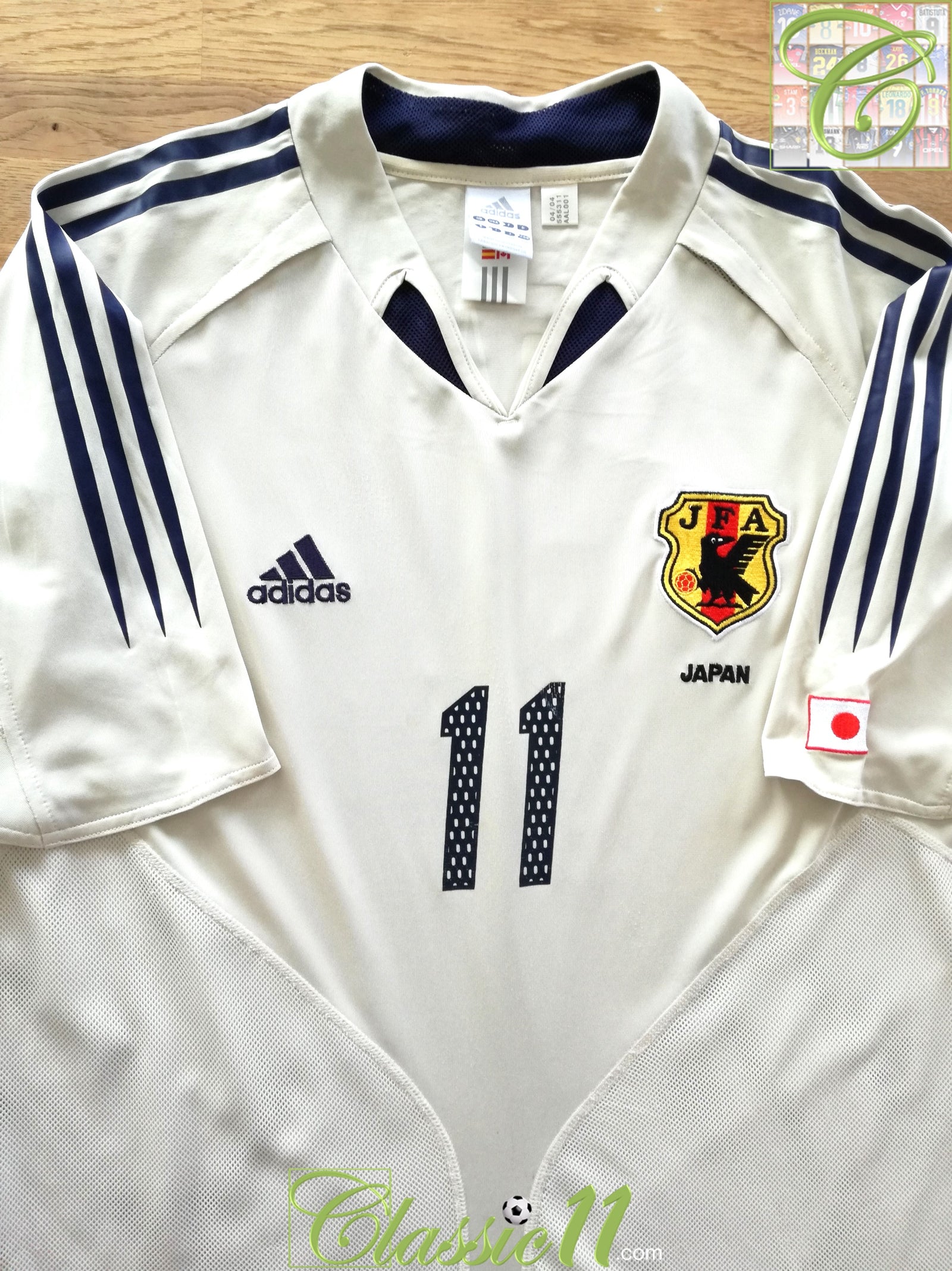 2004/05 Japan Away Football Shirt Misaki #11 (L)