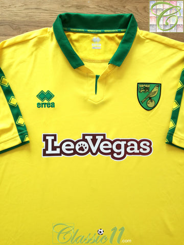 2017/18 Norwich City Home Football Shirt