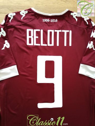 2016/17 Torino Home Football Shirt Belotti #9 (XXL)
