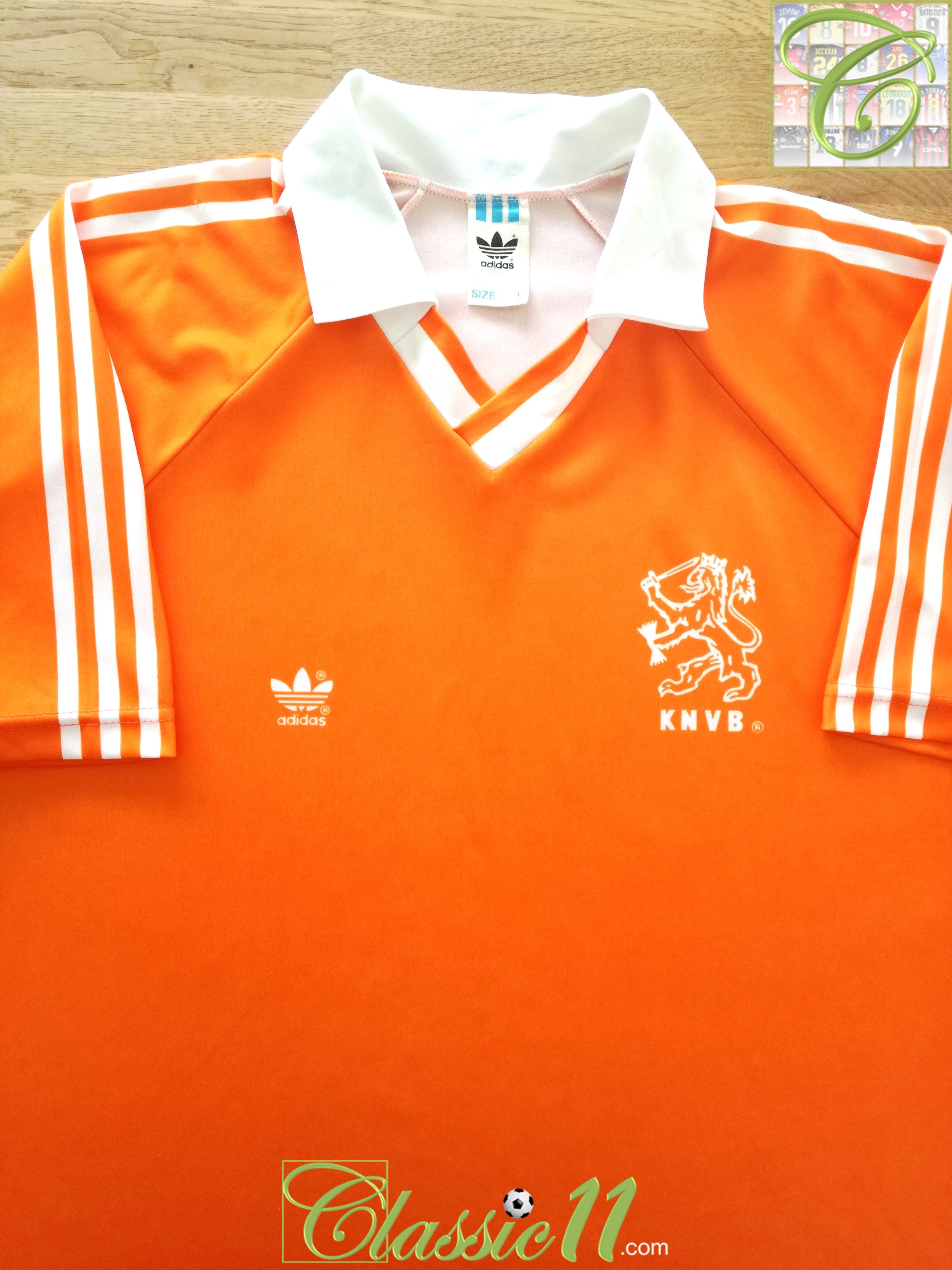 1989/90 Netherlands Home Football Shirt (S)