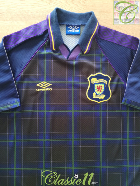 Scotland football clearance shirt retro