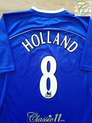 2001/02 Ipswich Town Home Premier League Football Shirt Holland #8 (XXL)