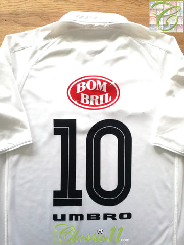 2003 Santos Home Football Shirt (Diego) #10 (XL)