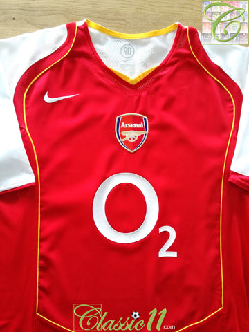 2004/05 Arsenal Home Football Shirt