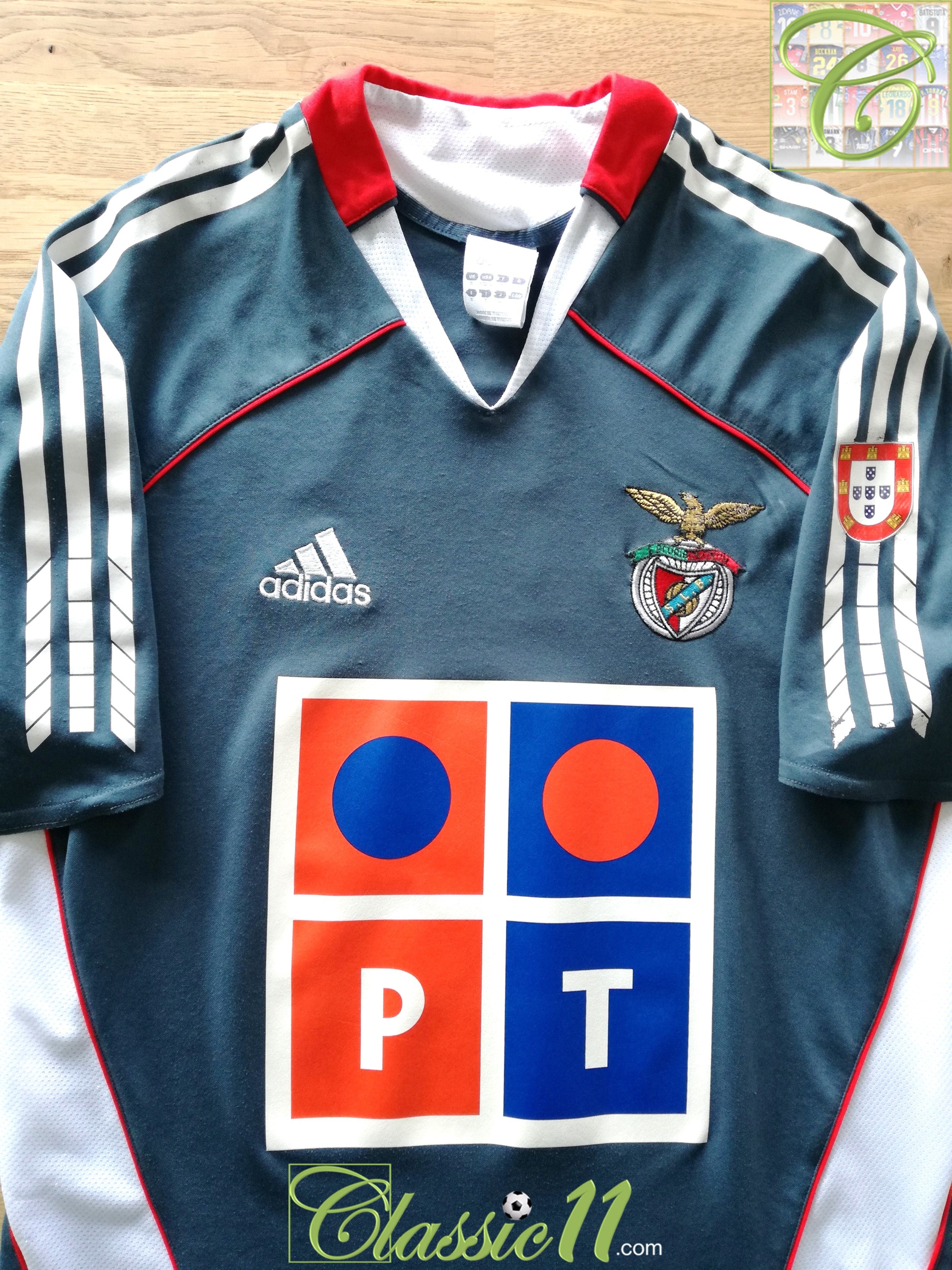 2005/06 Benfica Away Football Shirt