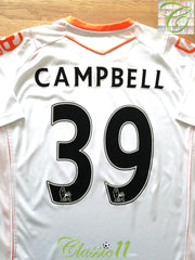 2010/11 Blackpool Away Premier League Football Shirt Campbell #39 (M)