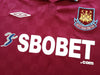 2009/10 West Ham Home Football Shirt (XL)